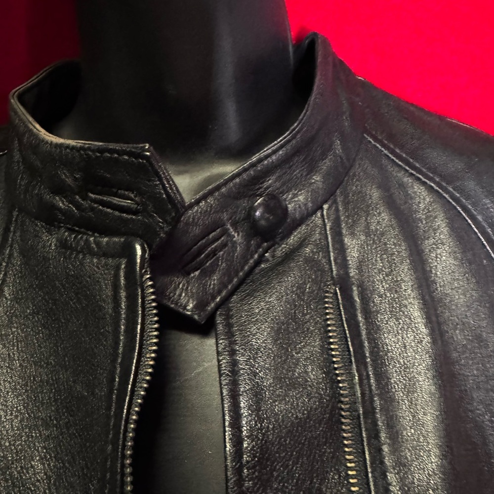 Giotti Firenze Dark Leather Jacket for Women - Picture 2 of 9